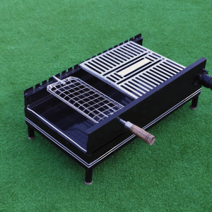 Alternative view of Self-rotating BBQ pit Basic Unit PR-001