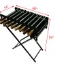 Self-Rotating BBQ Pit with Foldable Stand PR-002