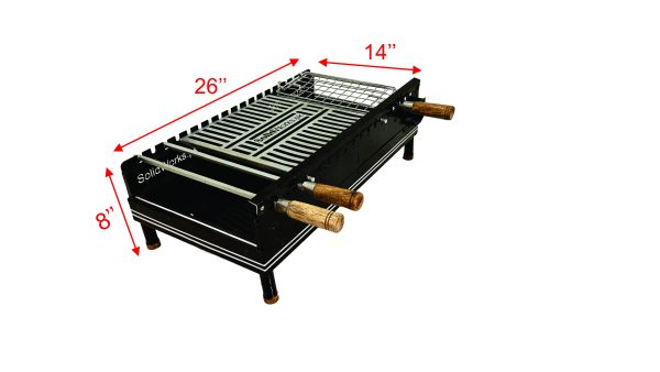 Self-rotating BBQ pit Basic Unit PR-001